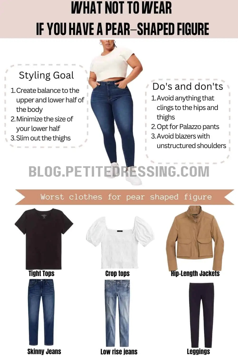 Are Cropped Tops Good For Pear Shaped Body? – solowomen