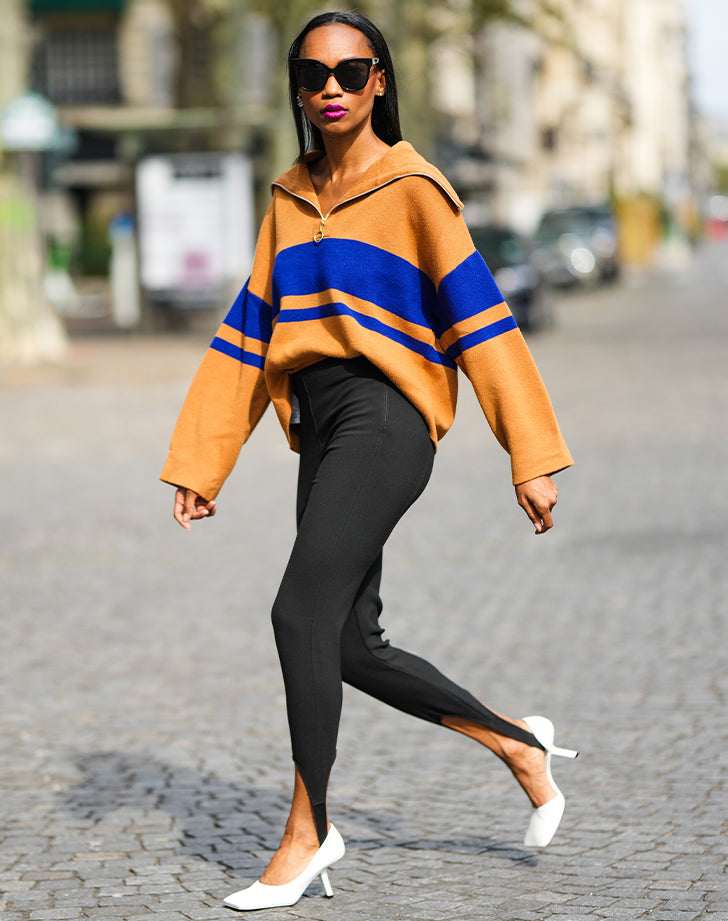Stirrup Leggings Are Fashion's Most Fickle Trend: Here's How To Wear Them -  The Gloss Magazine