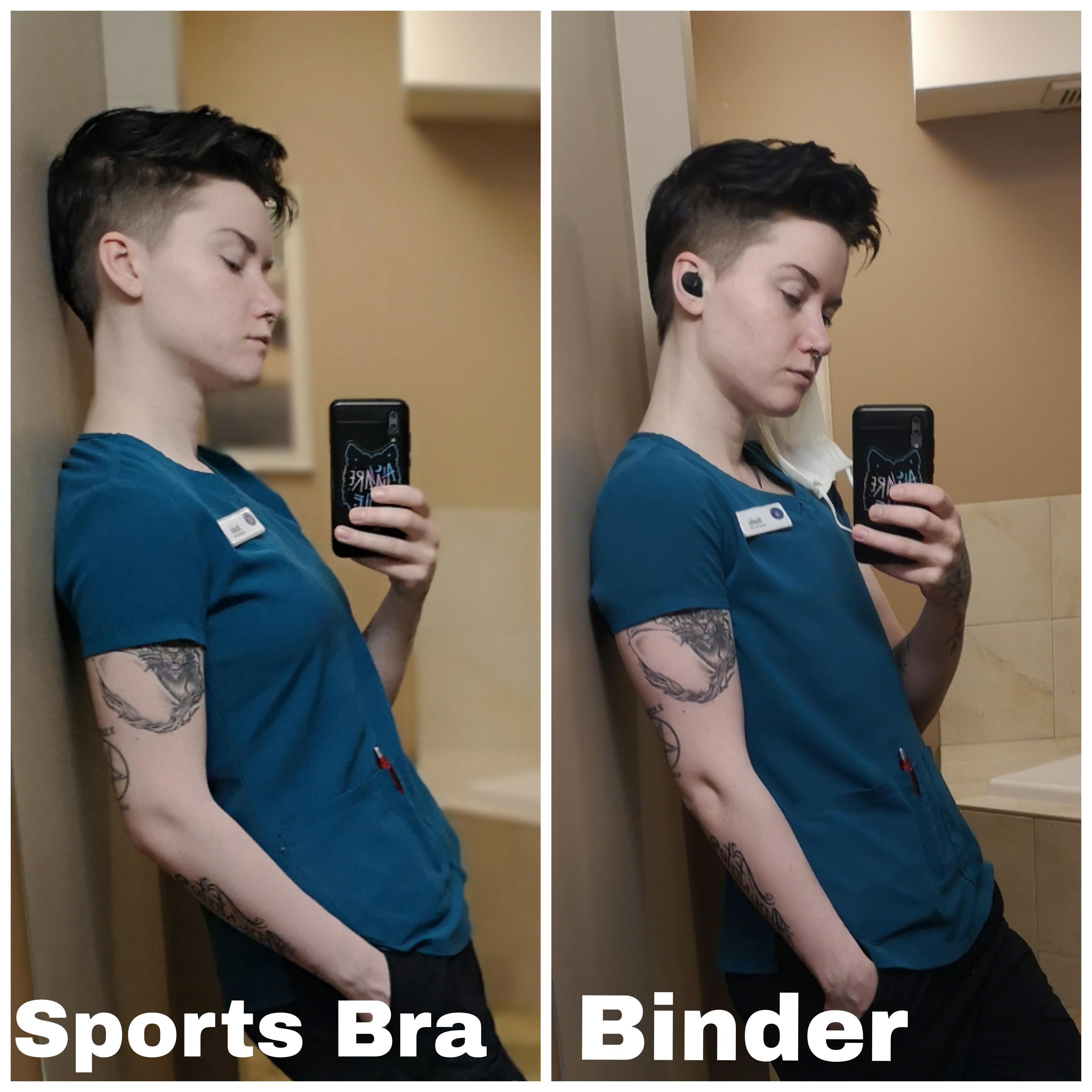 Do I deserve a binder? I'm very small and I have a short bust that I can  cover pretty well with sports bras 2 sizes to small but I want more and