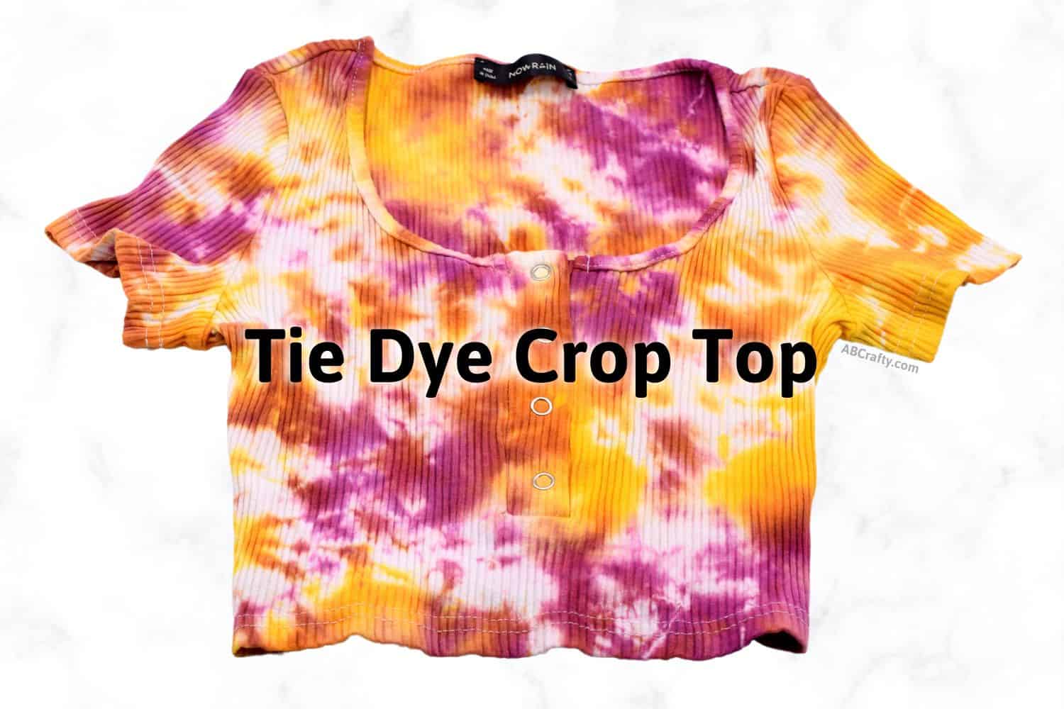 How To Make Tie Dye Crop Top? – solowomen