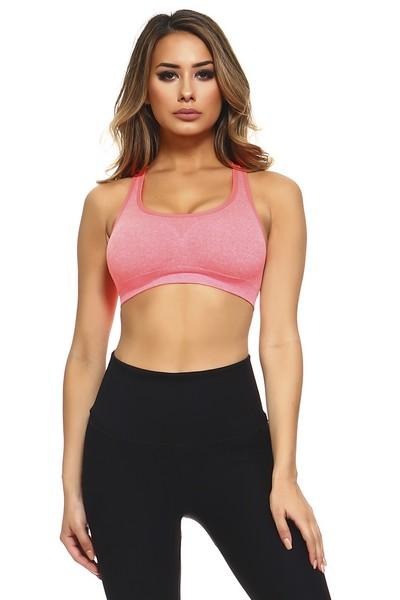 Racerback Sports Bra Berry Pink with Padding Mesh Back XL 85A 85B 38A 38B  BNWT, Women's Fashion, Activewear on Carousell