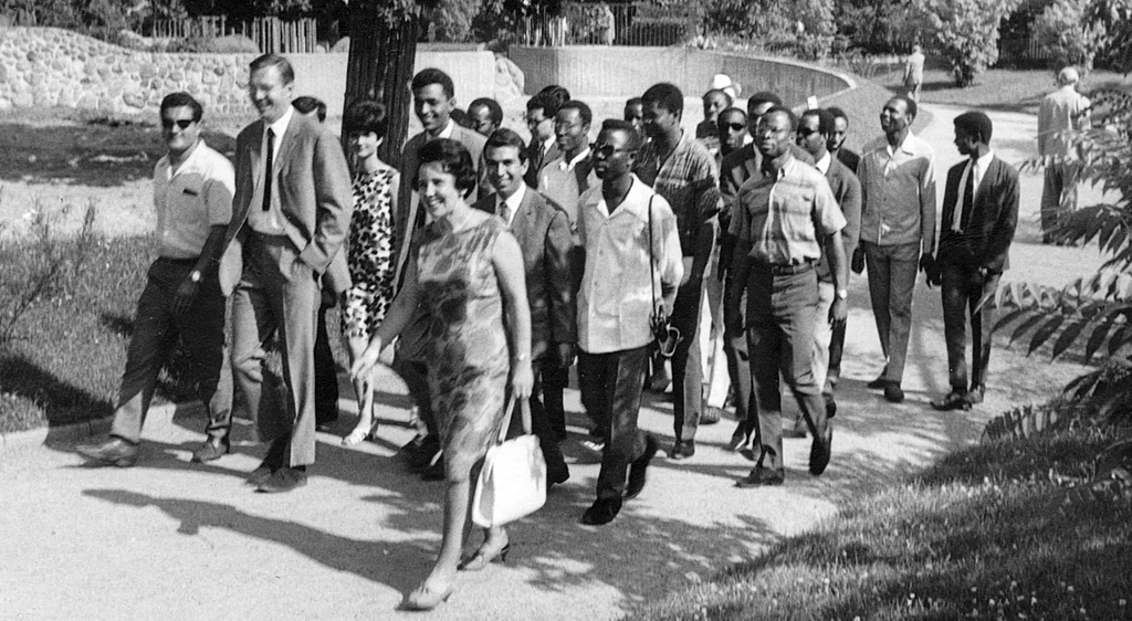 Des étudiants africains à l'université de Bernau (Berlin-Est) ©Extrait du documentaire Becoming Black.