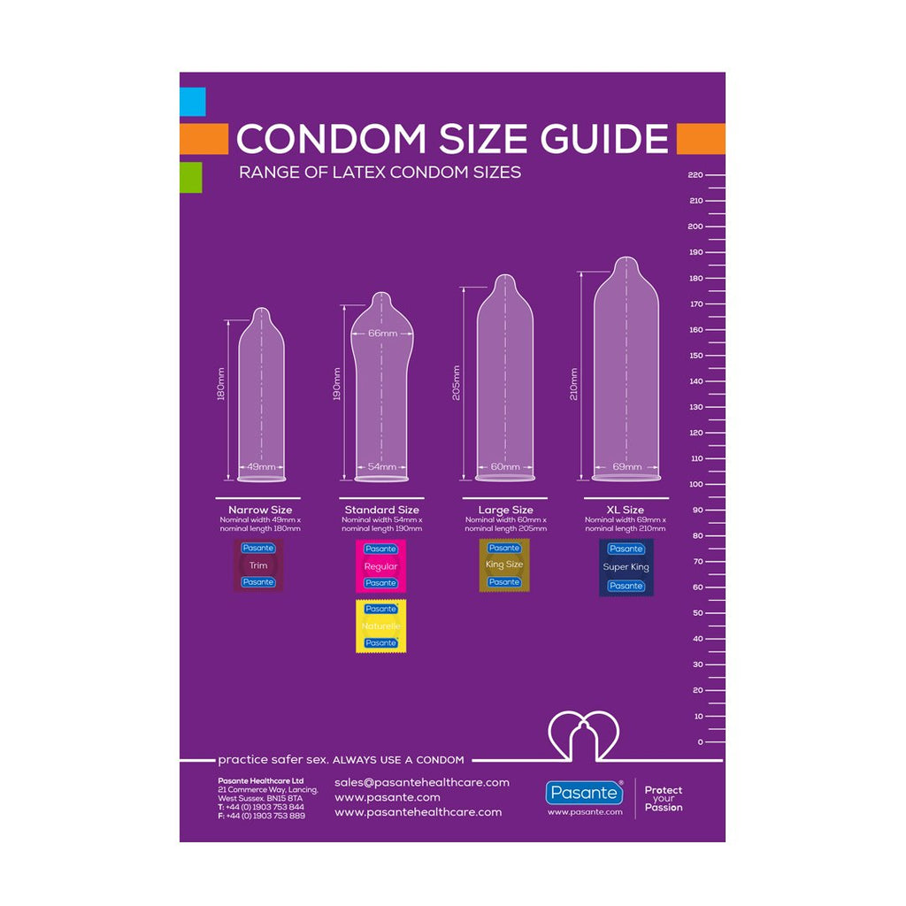 A4 Shape Size Guide Pack Of 5 Pasante Healthcare Ltd