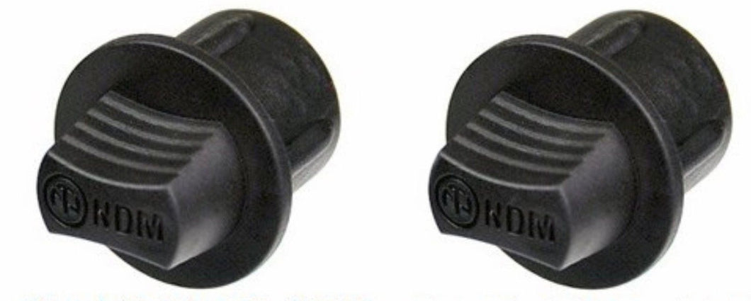 (2 Pack)  Neutrik NDM Dummy Plug for Male XLR Receptacles in Black