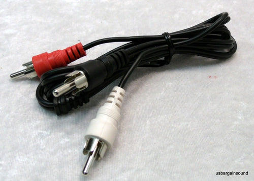 One 3 Foot Procraft Y-Cable One RCA Male To Dual RCA Males  Model (CA114X)