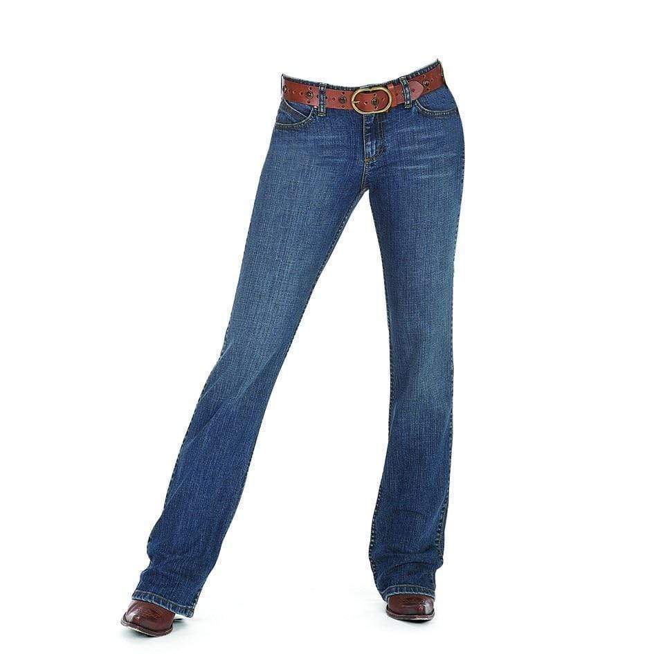 Wrangler Womens Ultimate Riding Jean Mid-Rise, Bootcut Q Baby Jeans