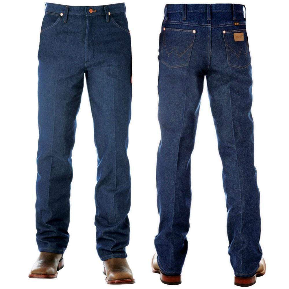 Wrangler Mens Original Fit-PRE WASHED INDIGO 34