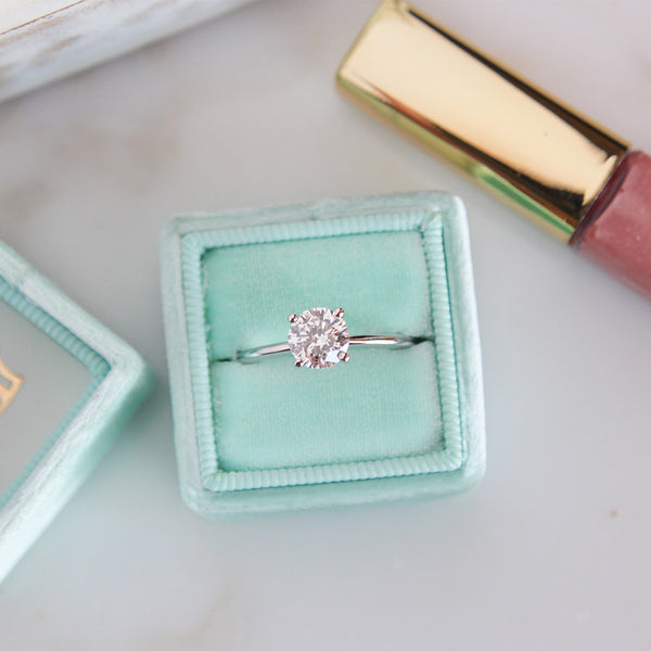 Engagement Ring White Gold