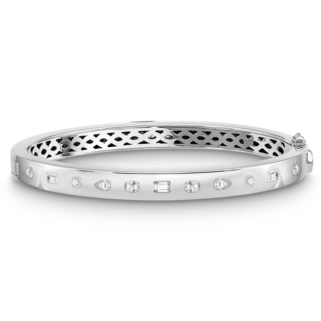 Hinged Diamond Bangle Bracelet – Lewis Jewelers, Inc.