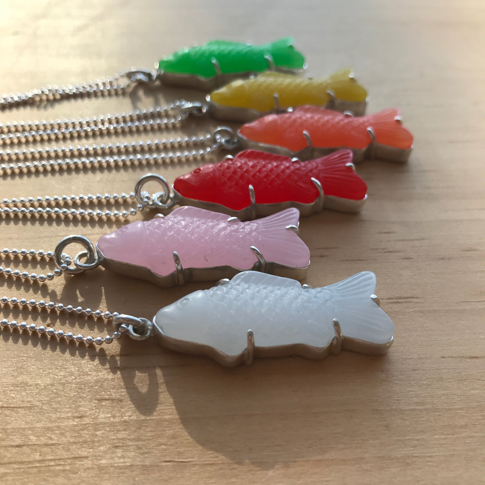 swedish fish necklace