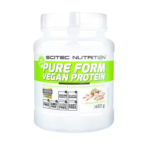 Scitec Nutrition Pure Form Vegan Protein, 450 g Dose - Fitness Line 