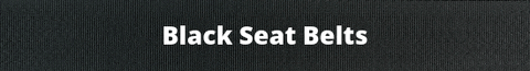 Black Seat Belt Webbing Colors