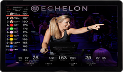 Exercise bike with classes and coaches