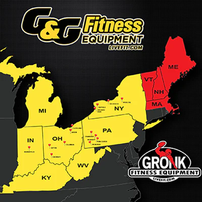 G&G Fitness Equipment territories 