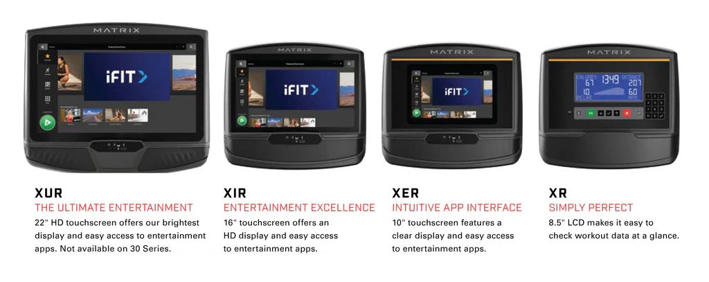 Matrix Cardio Console Comparison