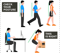 good posture from situps infographic