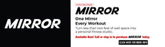 Mirror fitness mirror interactive home gym