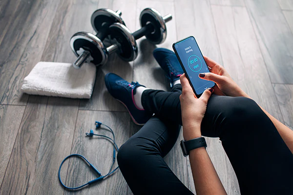 Use a Fitness App to workout while traveling