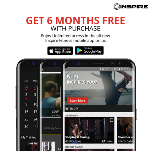 Free Fitness App for Inspire owners