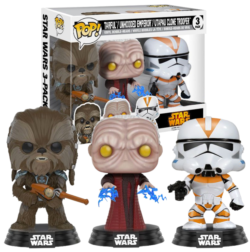 star wars 3 pack pop