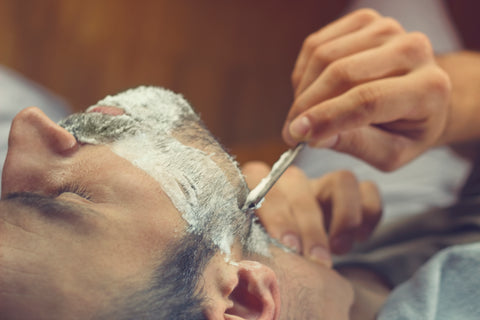 beau brummell shaving cream shaving brush double edge safety razor 