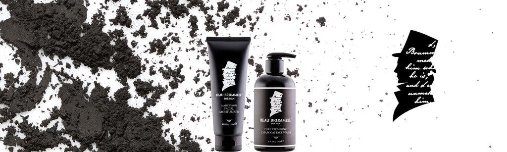 men's skin care products activated charcoal beau brummell