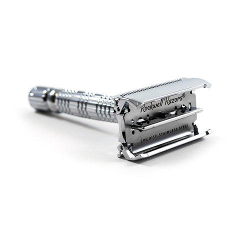 rockwell double edge wet shaving razor r1