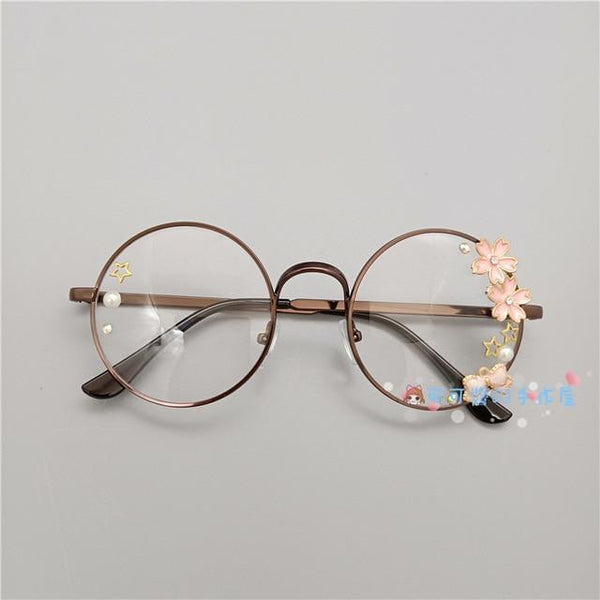Kawaii Girl Japanese Style Glasses 20 Styles Glasses Tokyo Dreams Copper 5