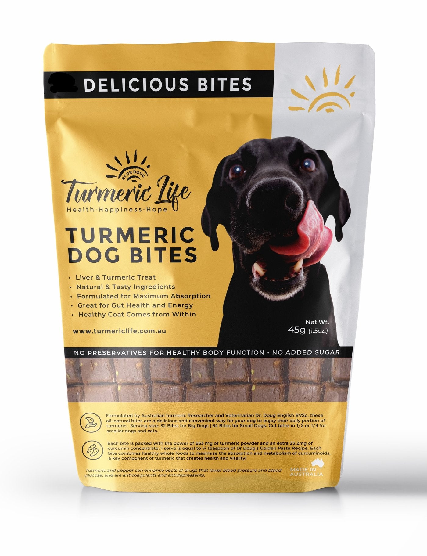 how many mg of turmeric can i give my dog