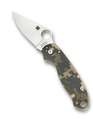 Spyderco Para 3 Compression Lock Knife Digi Camo G-10 (3" Satin) S45VN C223GPCMO - Gear Supply Company
