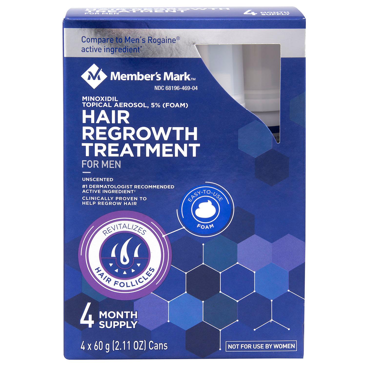 Member's Mark 5% Minoxidil Extra Strength Foam Hair Loss and Hair Regr –  MonsterHotDeals