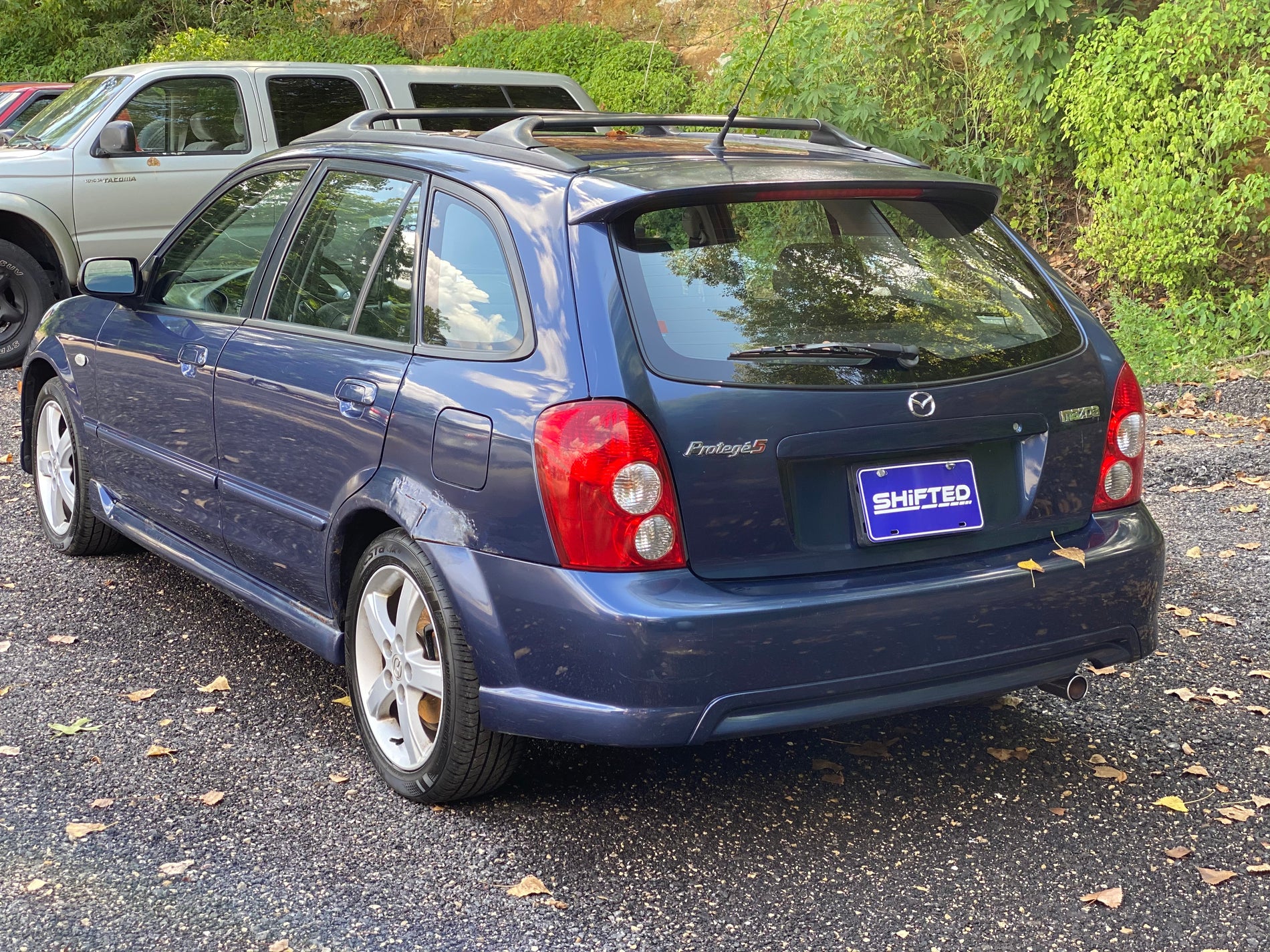 2002 mazda protege hatchback silver