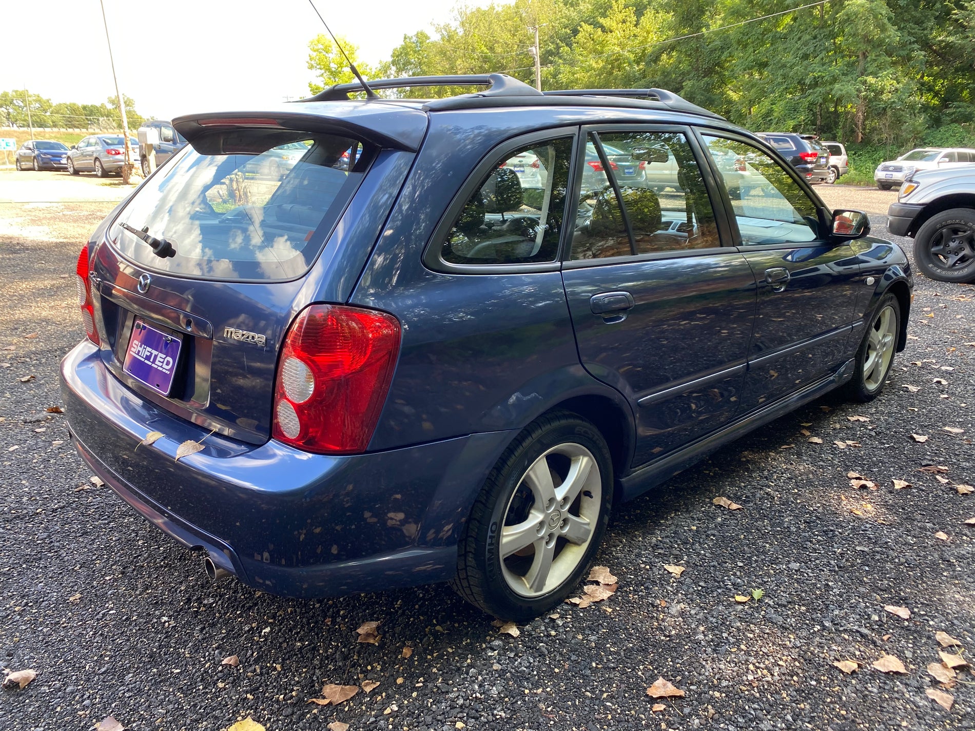 2002 mazda protege hatchback silver