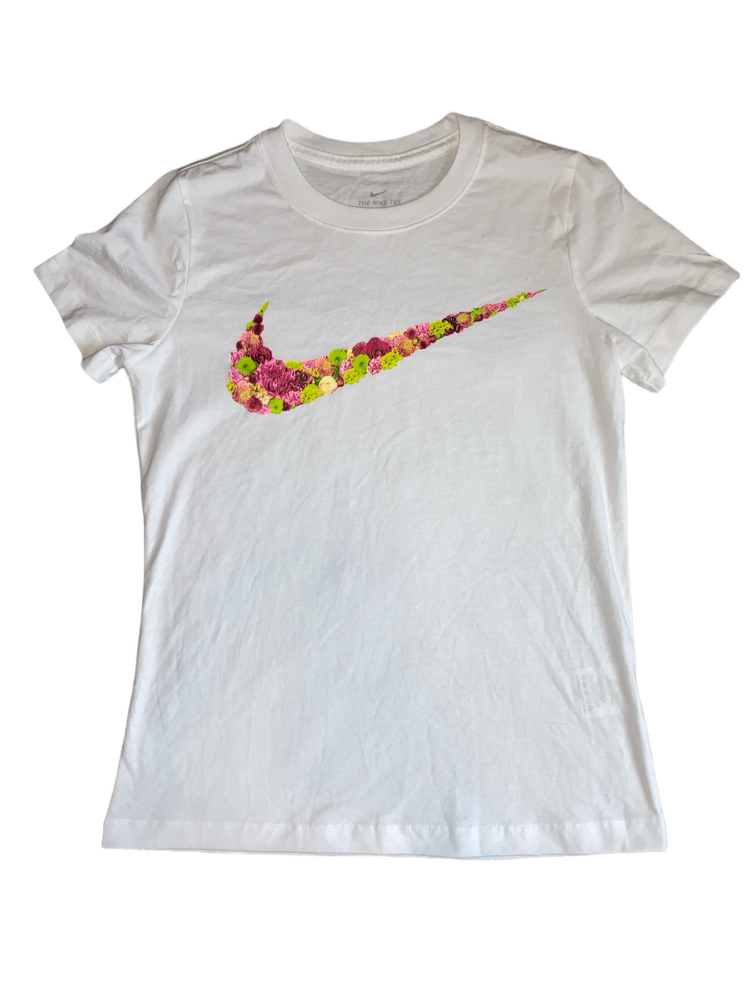 Nike women's floral Swoosh logo tee – Makenna's