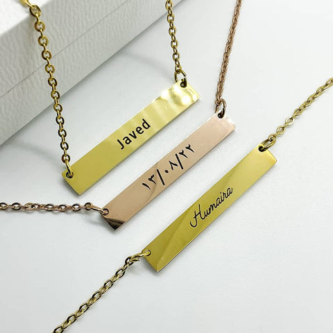 free engraved necklace