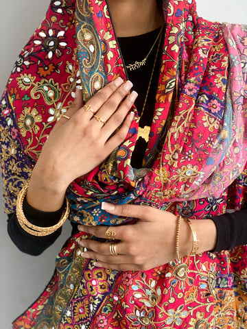 personalised punjabi necklace bracelet bangle and rings