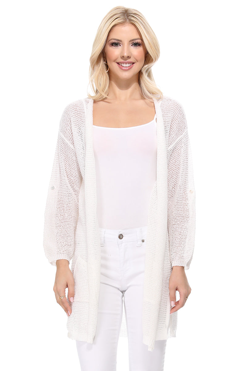 long white summer sweater