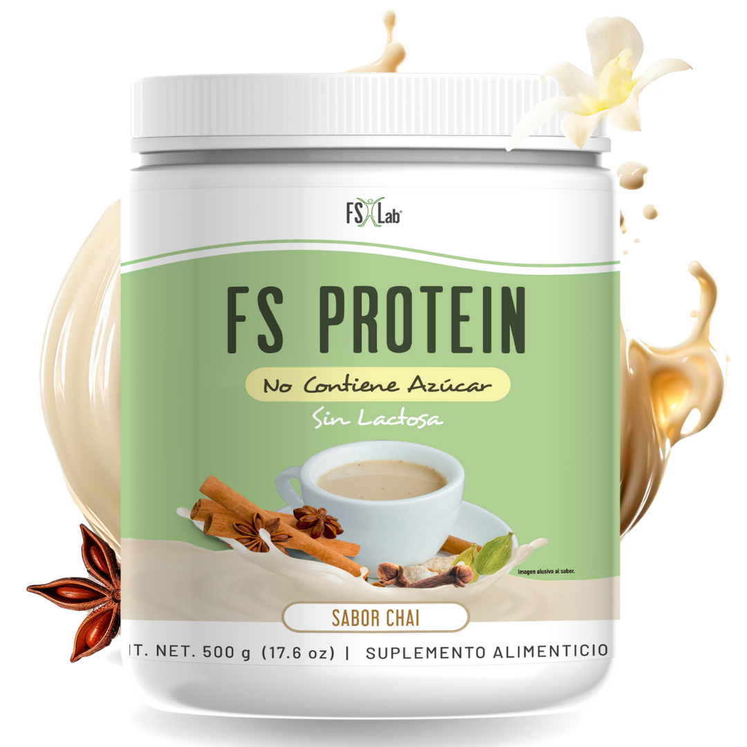 Proteína de Aislado de Suero de Leche-Whey Protein-FS- Protein Sin Azúcar Chai - NaturalSlim en México product image