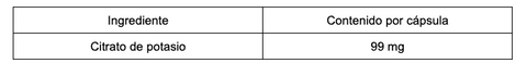 kadsorb potasio ingredientes