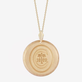 UNC Seal Necklace in Florentine by Kyle Cavan Gold