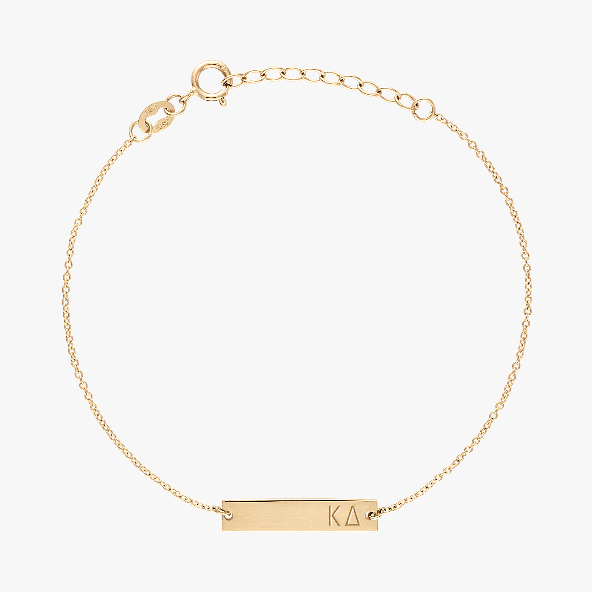 Ka Akshar Gold Bracelet | Sleek Modern Bracelet Design | CaratLane