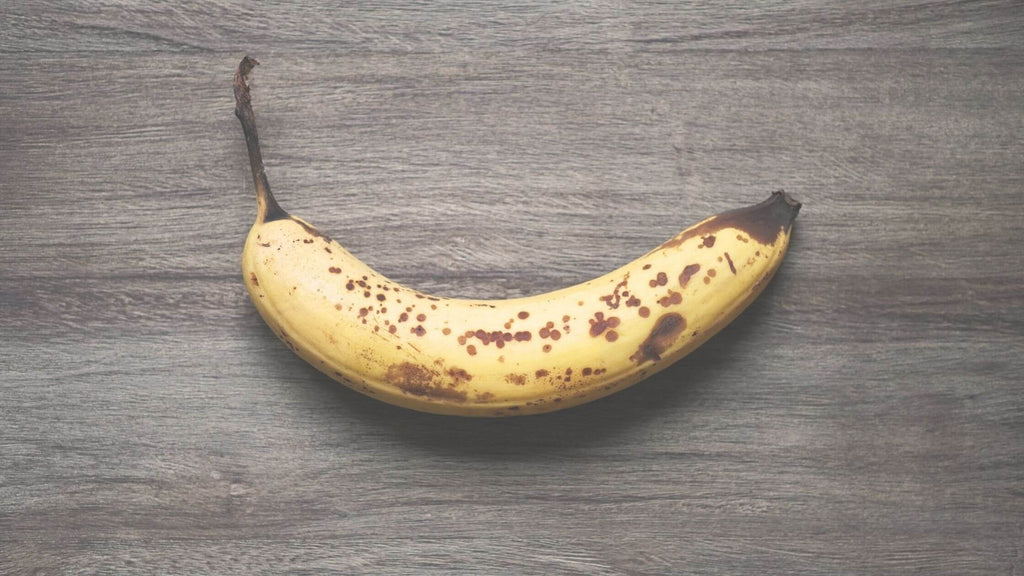 Ripe banana to use in the recipe for healthy banana bread