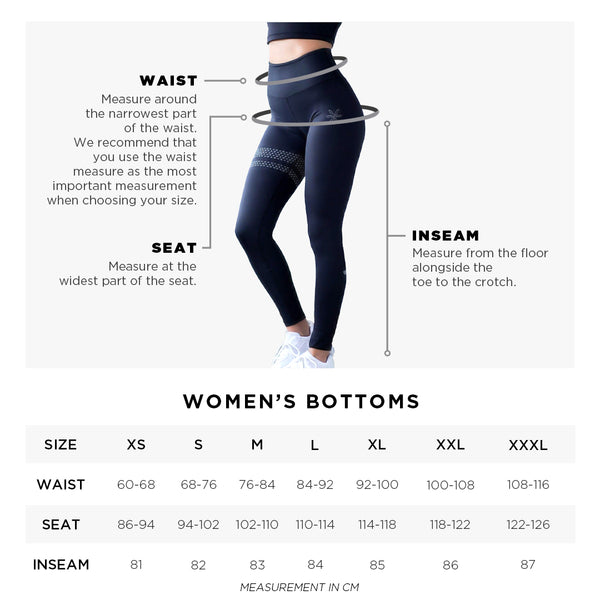 BARA Sportswear Size Guide | Leggings & Activewear | Get The Right Fit
