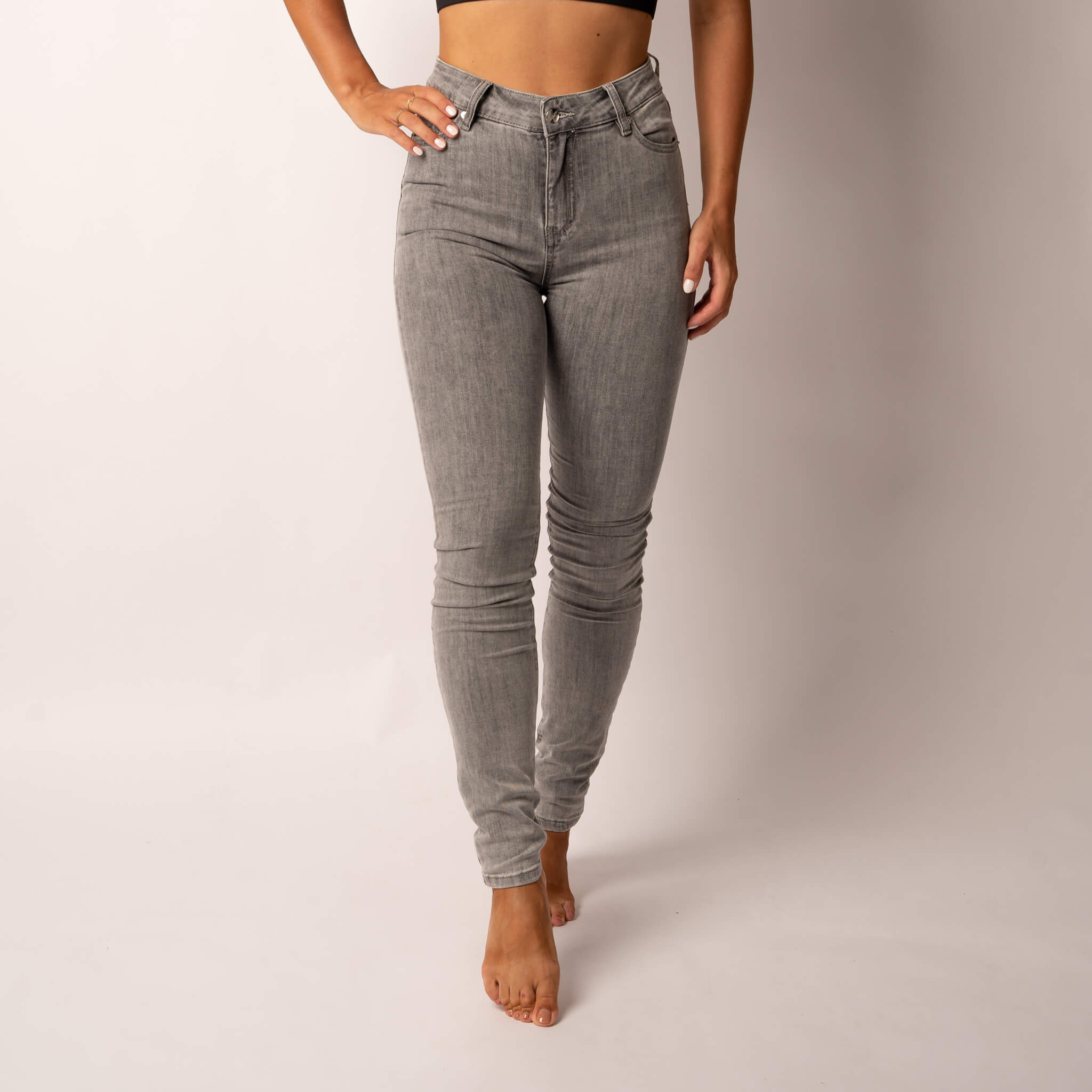 Grey High Waisted 3.0 | Buy jeans at Sportswear– BARA Sportswear