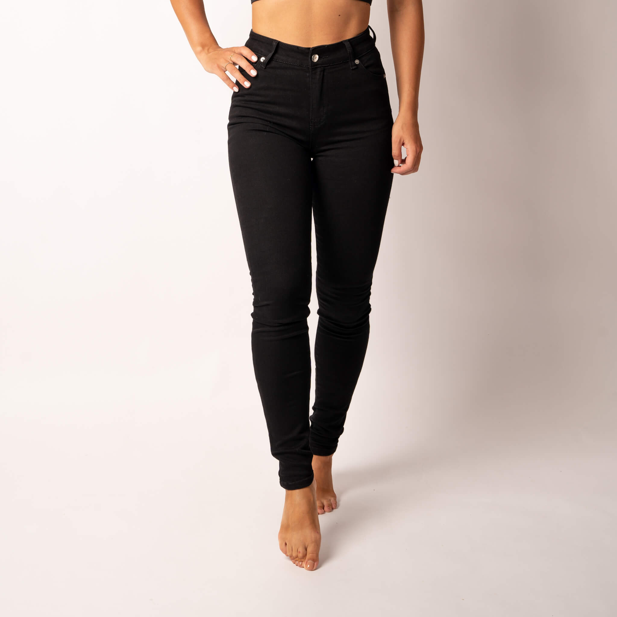 Black High Waisted Jeans  | Buy skinny jeans at BARA Sportswear– BARA  Sportswear