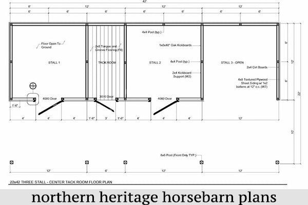 All Products Northern Heritage Horsebarn Plans