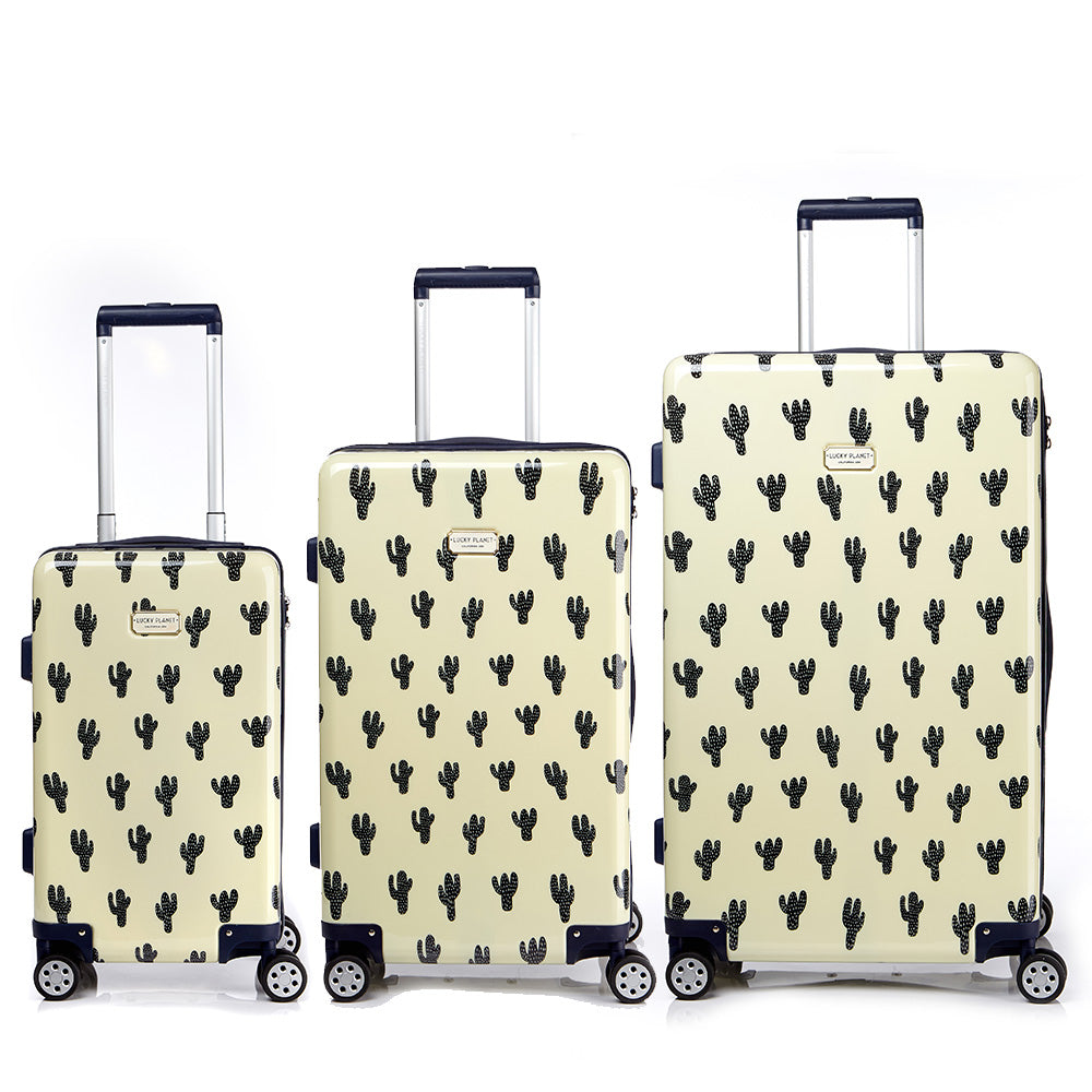 printed hard shell suitcase