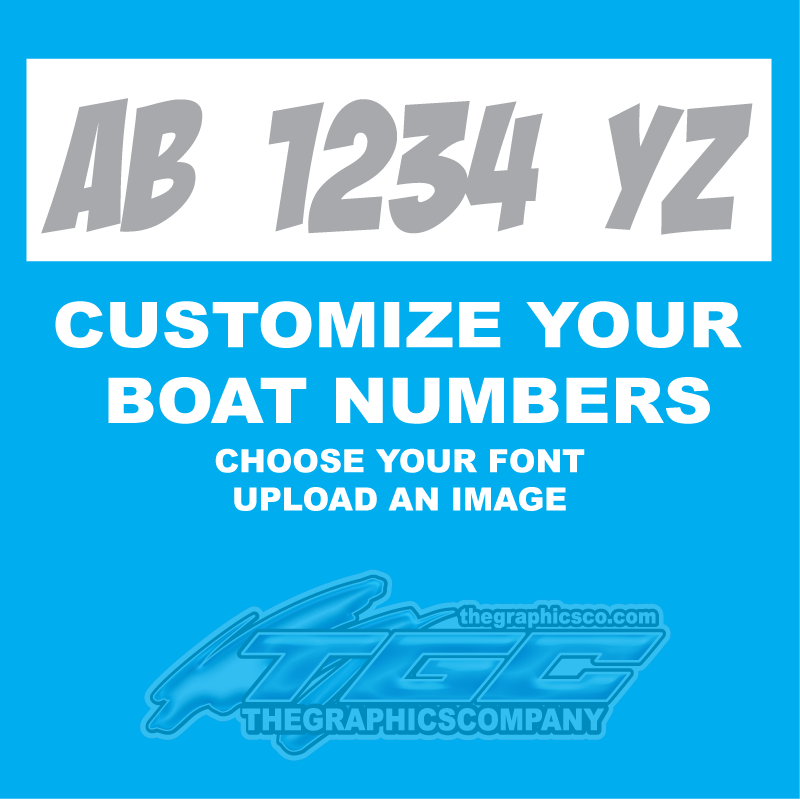 Design Your Own Boat Registration Numbers – The Graphics ...