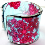 burgundy cow-parsley Cuff