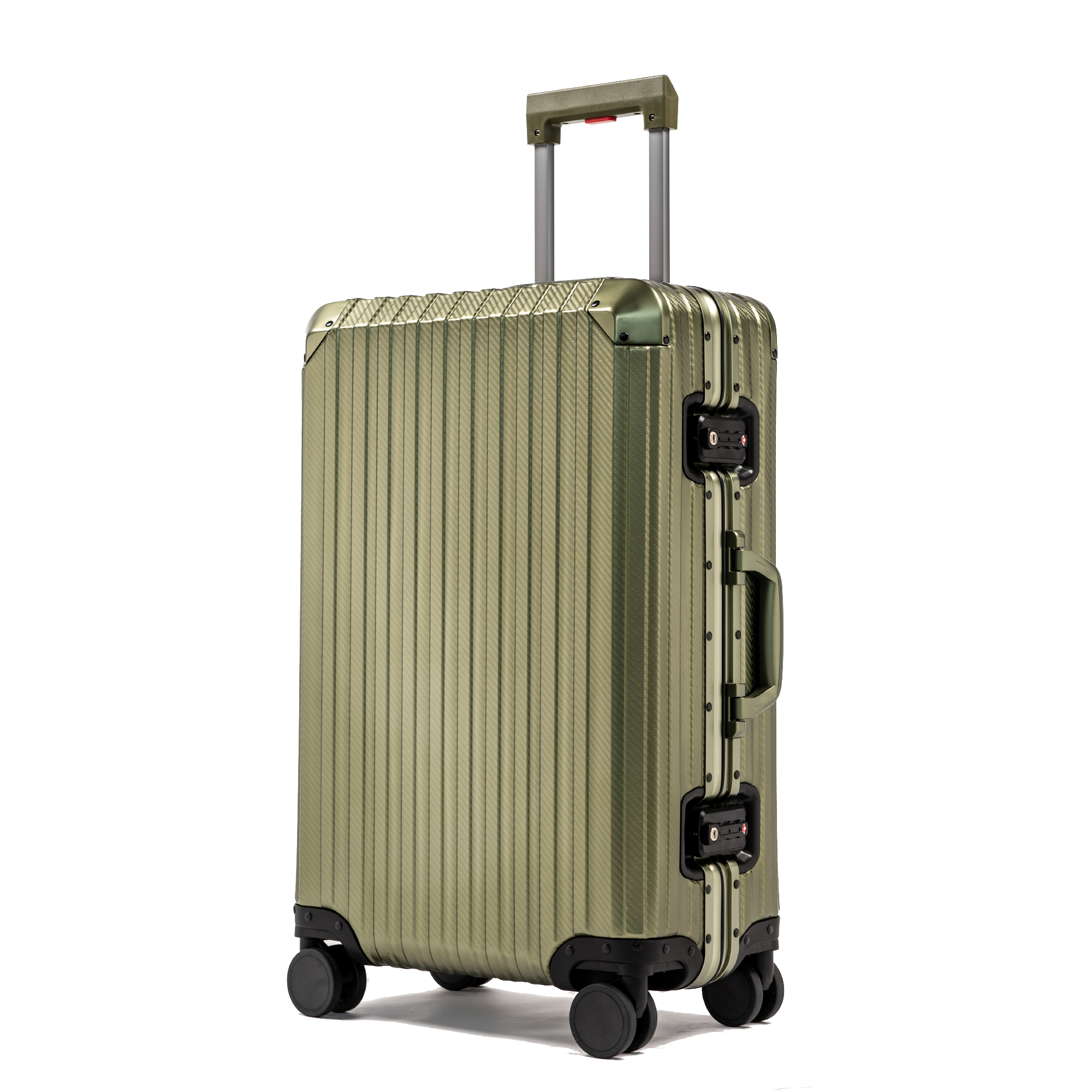 TREK Aluminum Suitcase Army Green | MVST